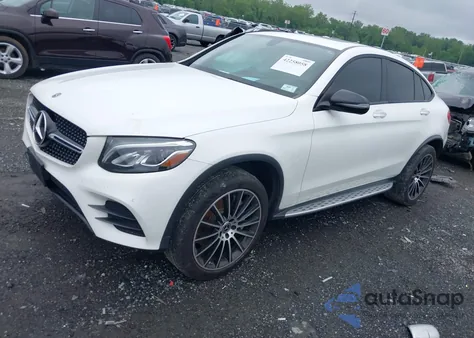 2018 Mercedes-Benz Glc 300 Coupe 4Matic z USA, uszkodzony, nr VIN WDC0J4KBXJF390360